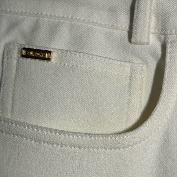 St. John Yellow Label Crystal Pocket in Jeans in White, size 8 New with tags - Picture 10 of 13